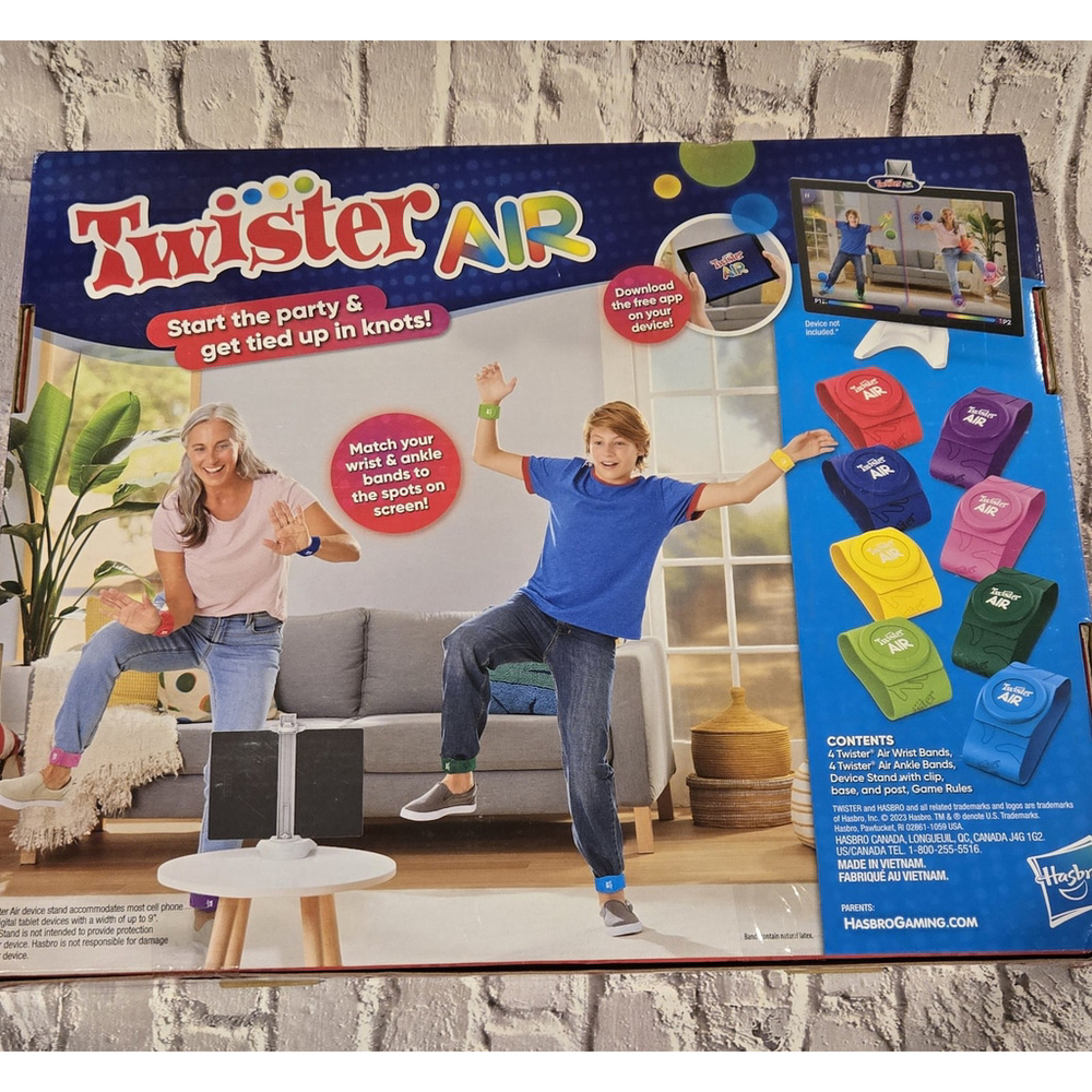 TWISTER AIR Board Game Family Fun Wristband Movement Game All Ages, New Sealed
